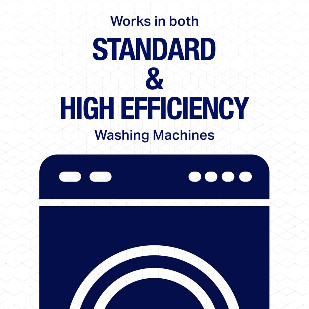 HEX Performance Laundry Detergent, Unscented, 100 Loads (50ld Pack of 2) - Concentrated Activewear Detergent for Odor Removal, Sweat & Residue