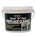CHIMNEYRX 300467 Paint N Peel Fireplace Cleaner - Removes Smoke & Soot Stains from Brick, Tile, & Stone Surfaces Around Fireplace Fronts & Hearths