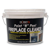 CHIMNEYRX 300467 Paint N Peel Fireplace Cleaner - Removes Smoke & Soot Stains from Brick, Tile, & Stone Surfaces Around Fireplace Fronts & Hearths