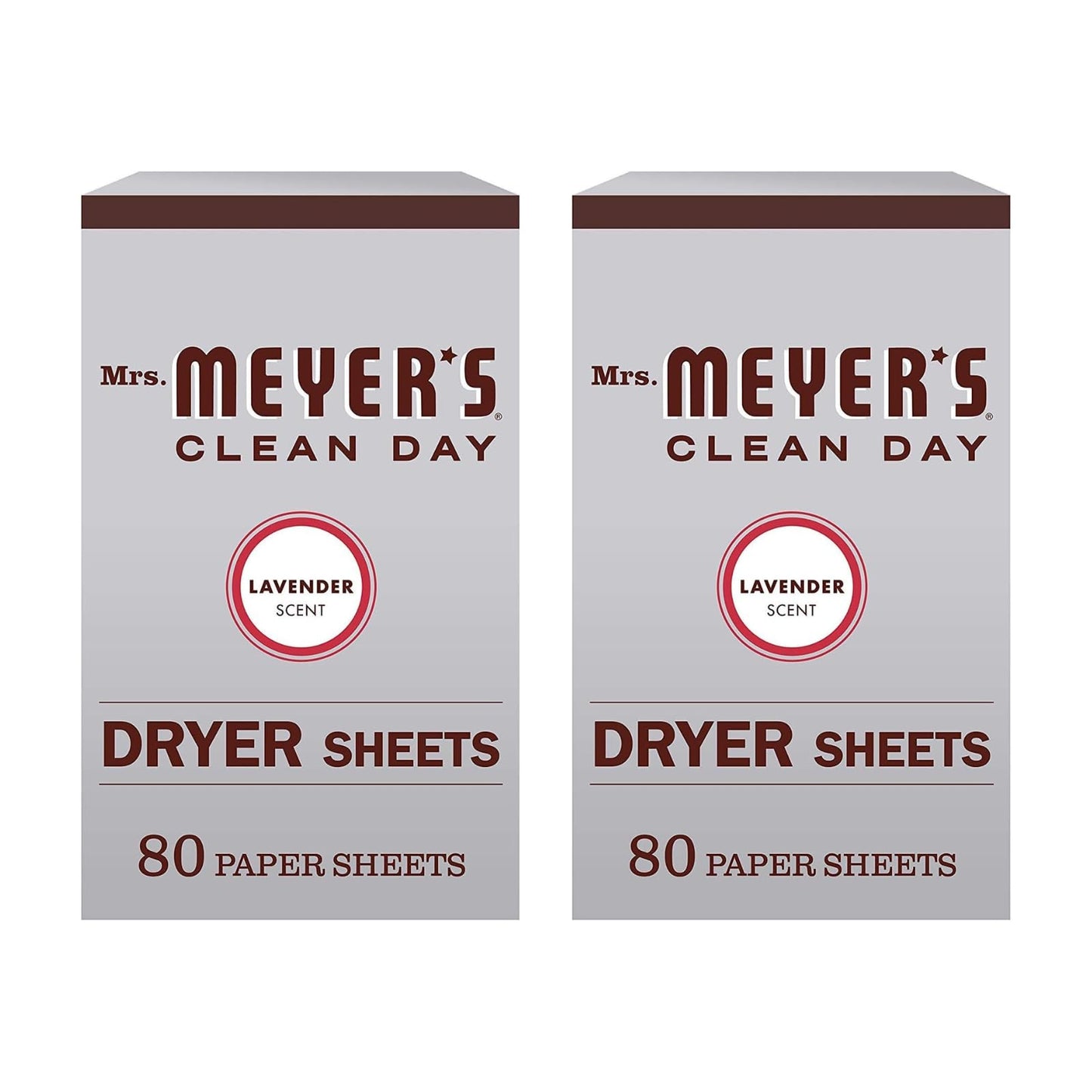 Mrs. Meyer's Clean Day Dryer Sheets (Lavender, 2 Pack, 160 Count)
