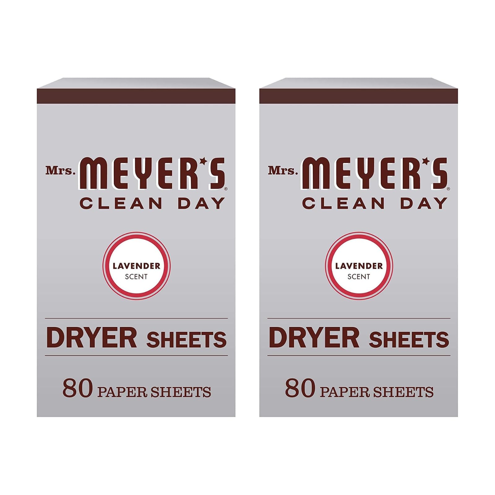 Mrs. Meyer's Clean Day Dryer Sheets (Lavender, 2 Pack, 160 Count)