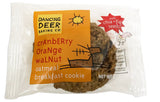 Dancing Deer New Fresh Baked Oatmeal Breakfast Cookies (Cranberry Orange Walnut)-12 Counts -2 oz per count