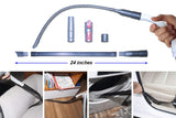 Dryer Vent Cleaner Kit & Refrigerator Condenser Coil Brush-Dryer Lint Brush Vent Trap Cleaner-Vacuum Attachment for Small Crevice-Dryer Cleaner Brush