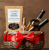 Dark Chocolate Almonds for Weird Friends - Chocolate Gifts For Best Friends, Quirky Stocking Stuffers, Gourmet Gift Basket Filler, Valentines