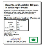 Jaiccha Ghasitaram Stone/ Rock Chocolates 800 GMS in White Paper Pouch