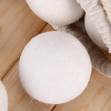 BeFur Reusable Wool Drayer Balls 6 Pack XL Laundry Washing Fabric Softener - 8cm ball