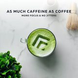 ACTA Matcha Energy Tea 40g, High Caffeine (170mg) Blend for Increased Focus & Clarity, Perfect Coffee Alternative Made with Ceremonial Grade Matcha