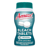 AMAZE Ultra Concentrated Bleach Tablets [32 tablets] - Meadow Scent - for Laundry, Toilet, and Multipurpose Home Cleaning. No Splash Liquid Bleach