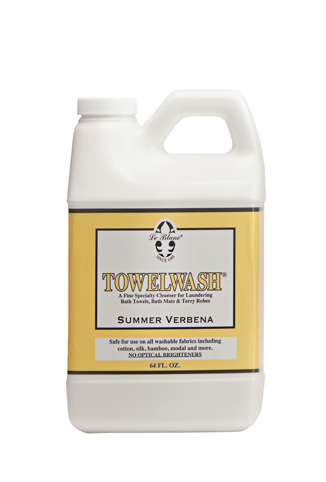 Le Blanc® Summer Verbena Towelwash® - Luxury Laundry Cleanser for Bath Linens - 64 OZ. (1 Pack)