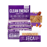 JECA® Almond Dates Energy Bars - Plant-Based Snack with Oats, Almonds, Dates, Peanuts, & Organic Agave Nectar - Vegan, Gluten-Free, Non-GMO - Natural