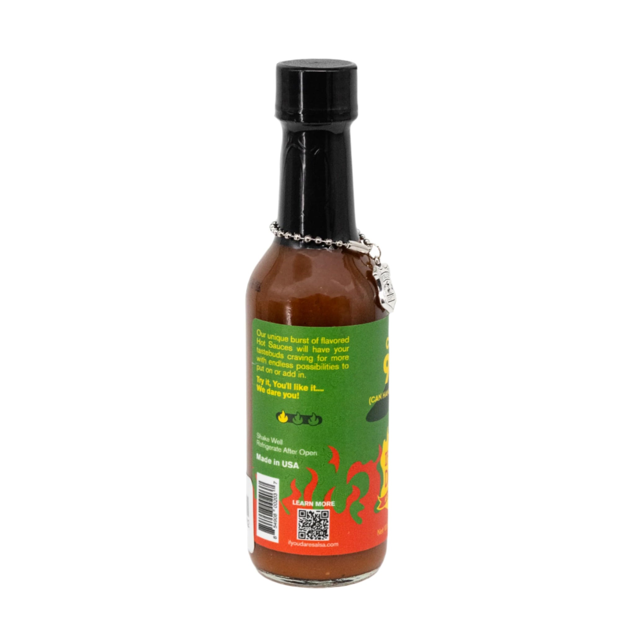 If You Dare - Code 910 Hot Sauce - Medium Heat, 5.5 oz Bottle - 1 Pack