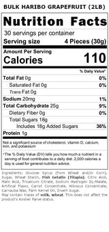 Only Kosher Candy Bulk Gummy Candy Grapefruit Flavor, Kosher Certified, 2 Pounds Pack