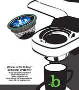 beaniac Organic Kickstarter Colombian, Medium Light Roast, Single Serve Compostable K Cup Coffee Pods, Organic Arabica Coffee, Keurig Brewer