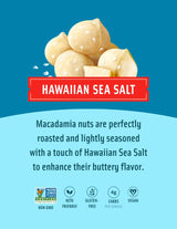 Mauna Loa Classic Variety Pack, 3 Pack of 4 oz Cups with Lid - Sea Salt, Honey Roasted & Garlic Onion Flavors, Gluten Free Hawaiian Snack