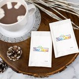 12ct Corporate Logo Hot Chocolate Packets Office Holiday Party Favors Bulk Promotional Product