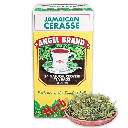 Angel Brand Cerasse Tea Bags Jamaican 24 - Bitter Melon Tea for Detox. - Most popular teas in Jamaica with Health Benefits and Delicious Flavor