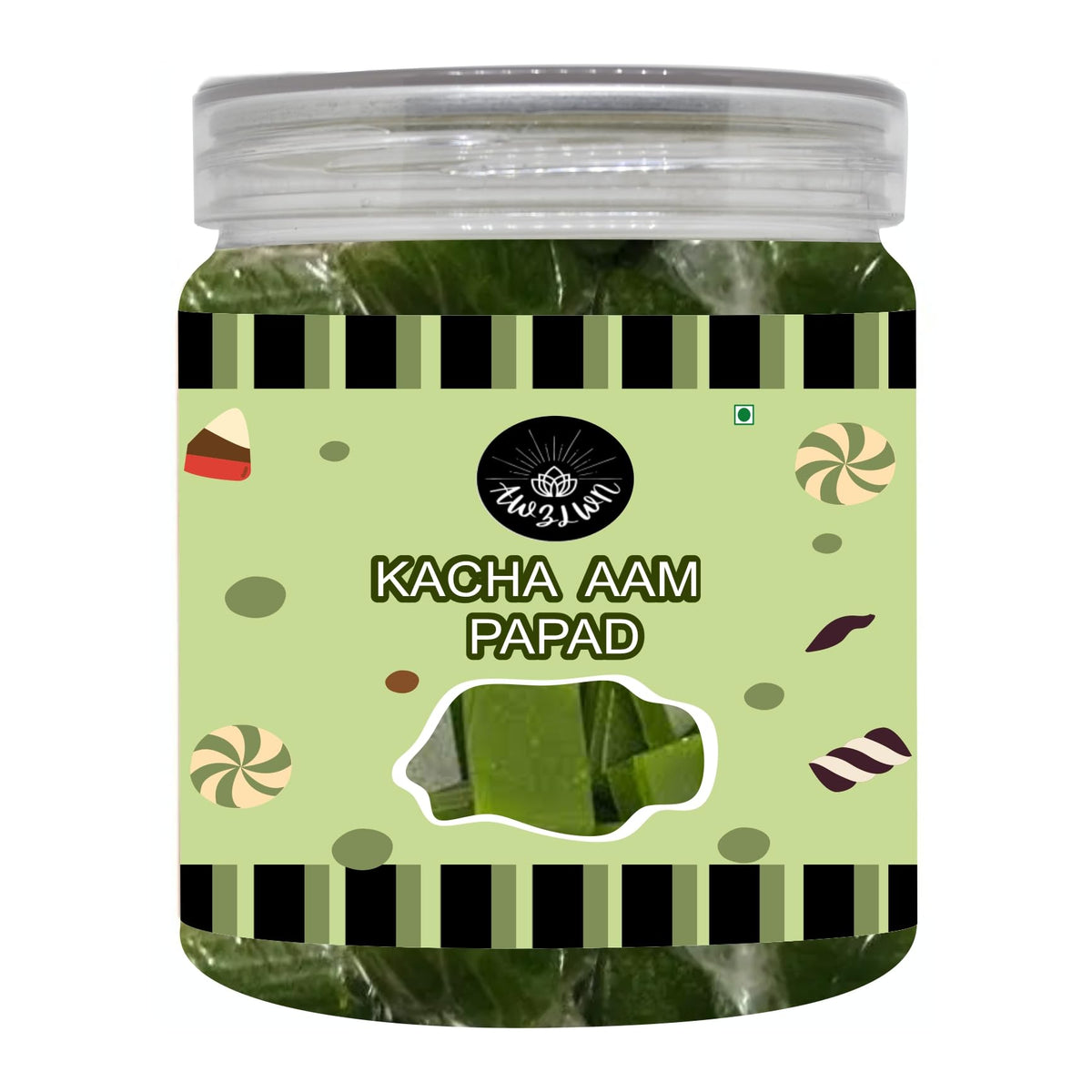 Awzlwn Indian Taste Candy (8.81 OZ / 250 GM, Kacha Aam Papad)