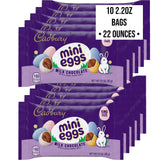 CADBURY MINI EGGS Milk Chocolate with Crisp Sugar Shell Easter Candy, 1.5 Pounds, 10 Bags