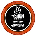 Twisted Pine Coffee Candy Cane, Flavored Coffee, Single-Serve Cups for Keurig K-Cup Brewers, 24 Count
