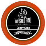 Twisted Pine Coffee Candy Cane, Flavored Coffee, Single-Serve Cups for Keurig K-Cup Brewers, 24 Count