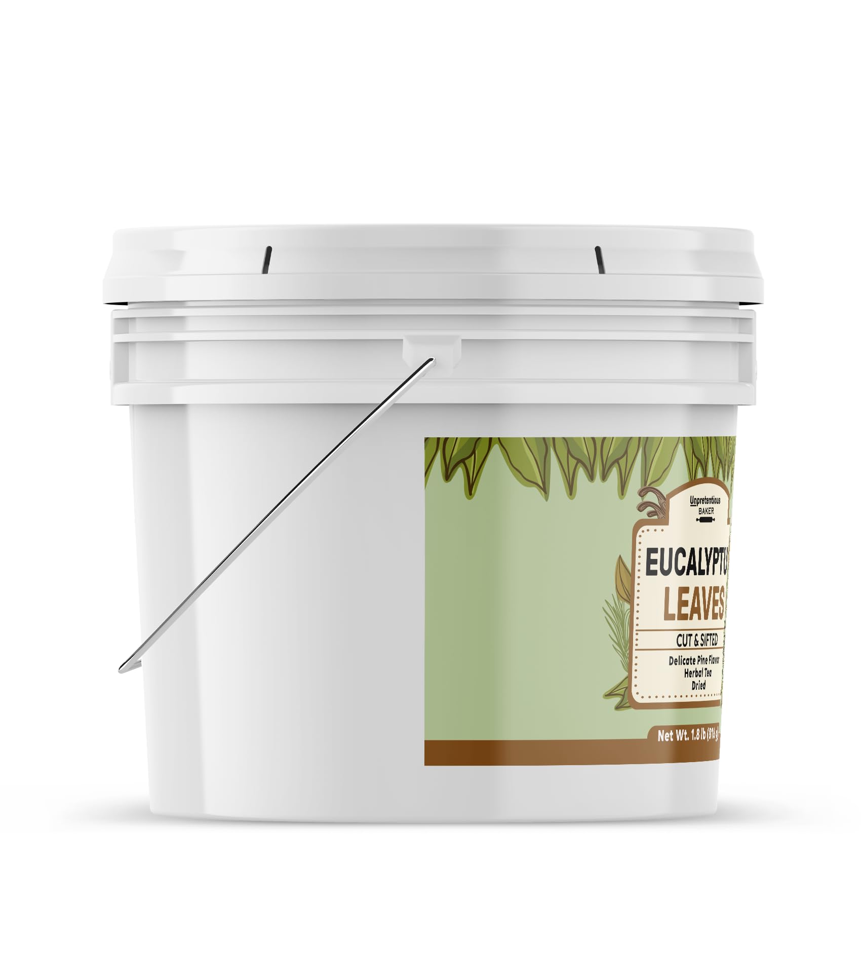 Unpretentious Eucalyptus Leaves, 1 Gallon, Herbal Tea, Cut & Sifted, Dried