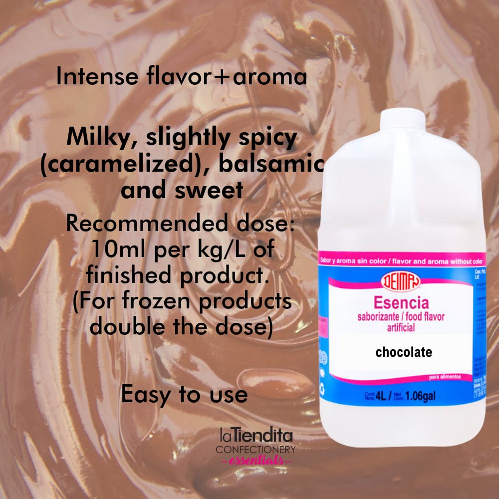 Deiman Artificial Food Flavoring Chocolate Essence(1.06 gal)
