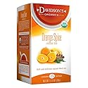 Davidson's Organics, Orange Spice, 25-count Tea Bags, Pack of 6
