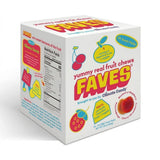 FAVES Blueberry Raspberry Fruit Snacks - 1 oz, 24 count, Plant Based, Non-GMO, Gluten Free, Allergen Free, Chewy Candy