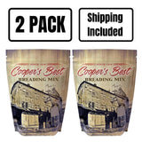 Cooper's Best Breading Mix | All Purpose Breading for Meat, Seafood, or Vegetables | 2.5 lb Bag | 2 Pack | CB1015