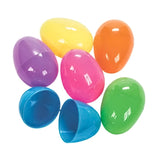 Forum Novelties Solid Color 3 Inch Plastic Easter Eggs | Pack of 8