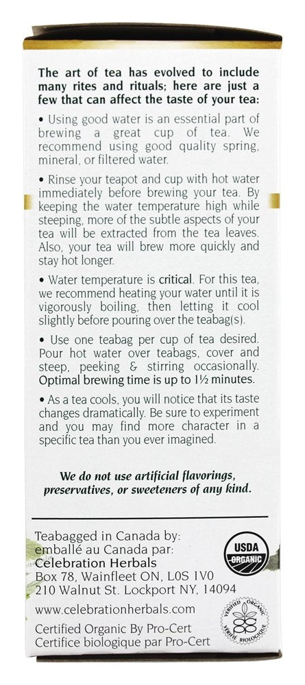 Celebration Herbals Organic Fine Darjeeling Black Tea - 24 Herbal Tea Bags