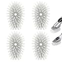 Brush Refills for OXO Dish Brush - 4 Pack Dish Brush Cleaning Soap Dispensing Head Replacement for Scrubber(Grey)