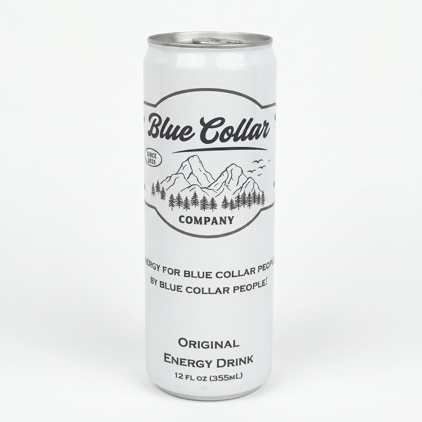 Blue Collar Company Essential Energy Drinks, 12 Fl Oz (Pack of 12) - Original Flavor