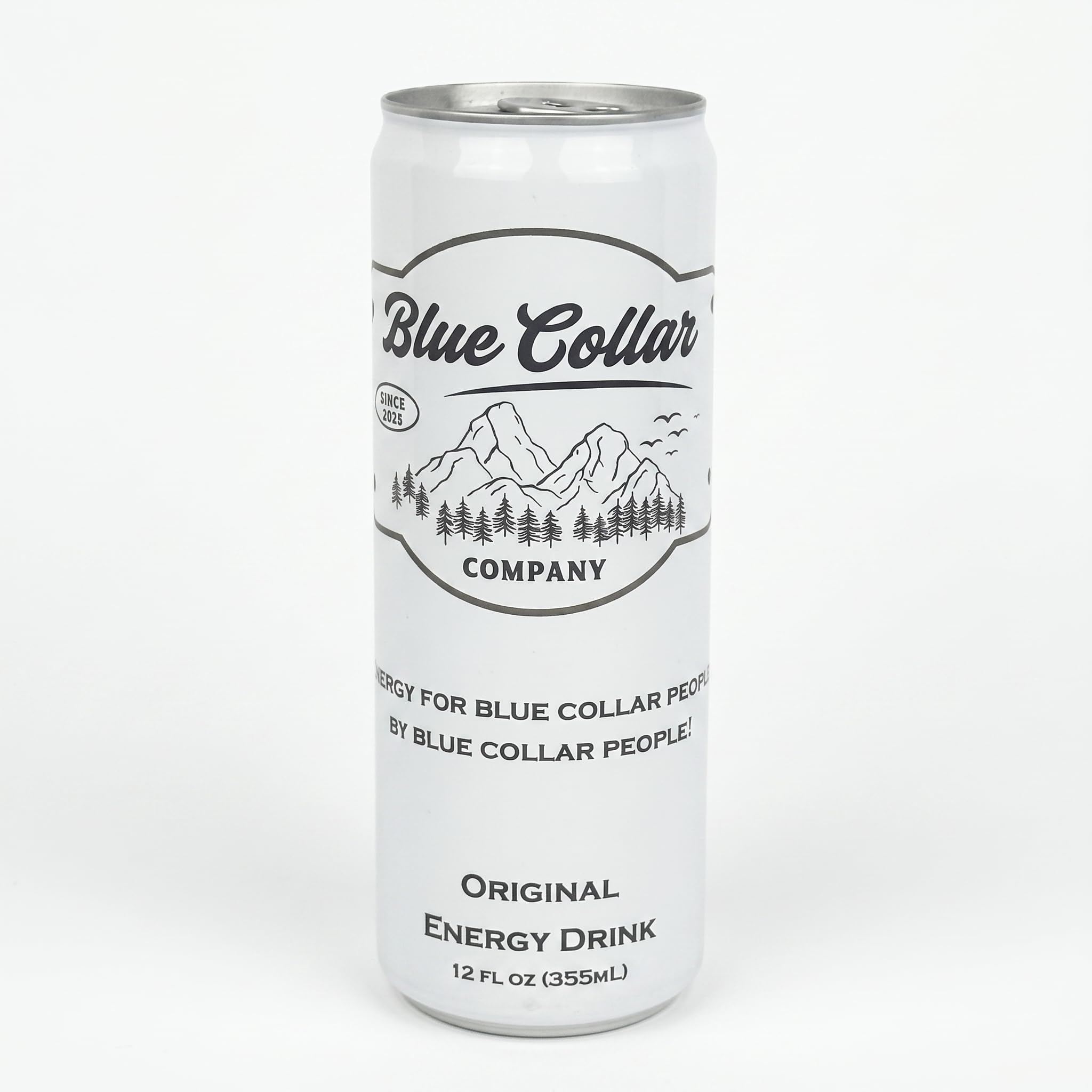Blue Collar Company Essential Energy Drinks, 12 Fl Oz (Pack of 12) - Original Flavor