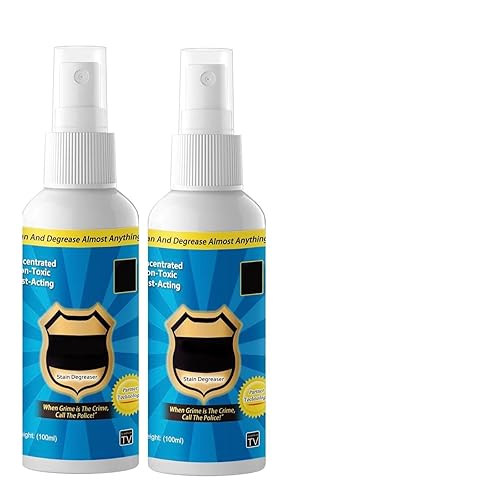 Nuvilux Magic Degreaser Cleaner Spray, Multi-Purpose Heavy Duty Degreaser, Fast Acting & Wash Free, Effectively Cleans Kitchen Surfaces, Ovens