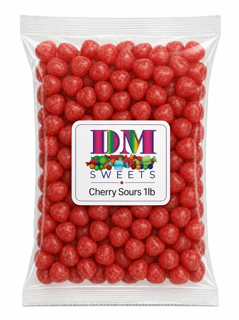 Cherry Sours Candy - 1 lb Bulk Bag of Fresh Gourmet Tart Chewy Sweet and Sour Red Treats