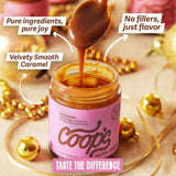 Coop's Salted Caramel Sauce: Rich and Buttery, Gourmet, All Natural, Handcrafted, Gluten Free, Non-GMO, Award Winning, Ice Cream Toppings, Desserts, 10 Ounce