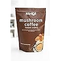 KAHIDJI Premium Mushroom Coffee with Collagen, 10 Mushroom Blend, Instant Coffee Mix, Caramel Macchiato Flavor, 180g