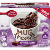 Betty Crocker Hot Fudge Brownie Mug Treat Cake Mix (Pack of 2)