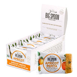 Big Spoon Roasters Apricot Pepita Nut Butter Bars - Low Carb, High Protein Bars w/Pea Protein - Vegan Snacks w/Peanut & Almond Butter - Gluten-free