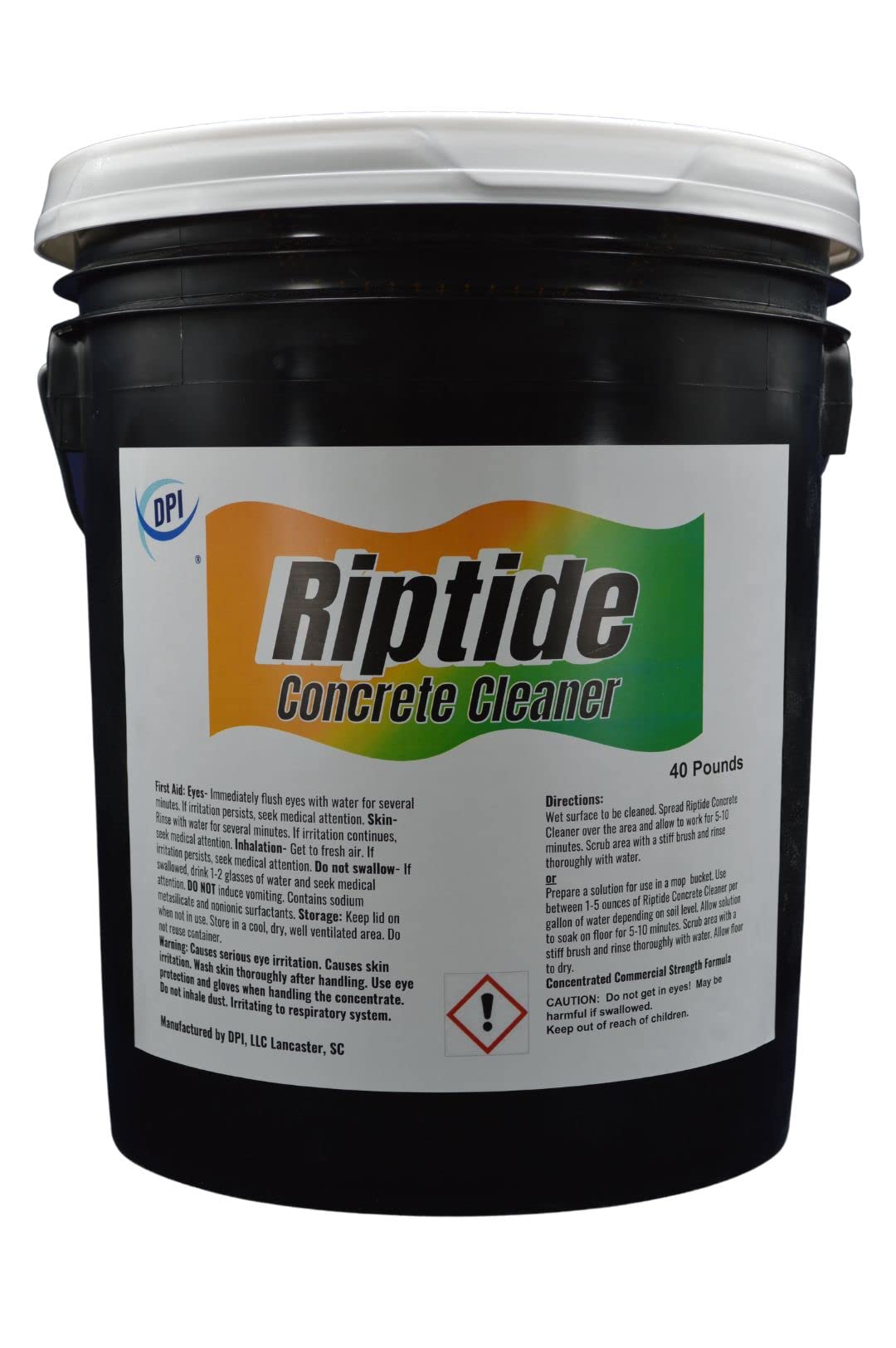 DPI Riptide Concrete Floor Cleaner, Powder Concentrate