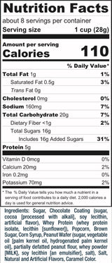 Omaha Protein Popcorn Chocolate Peanut Butter
