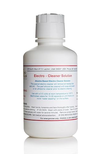 16oz/500 mL- Electro - Cleaner Solution - Bath or Brush Electroplating