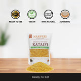 Narperi Gourmet Kataifi Shredded Filo Dough, 1 lb Crispy Kataifi Pastry, Vegan Ready-to-Eat, Traditional Middle Eastern & Turkish Dessert, Perfect