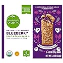Simple Truth Organic® Blueberry Fruit & Grain Bars, USDA Organic, Non-GMO, 8g Whole Grain, 6 Bars (2 Pack)