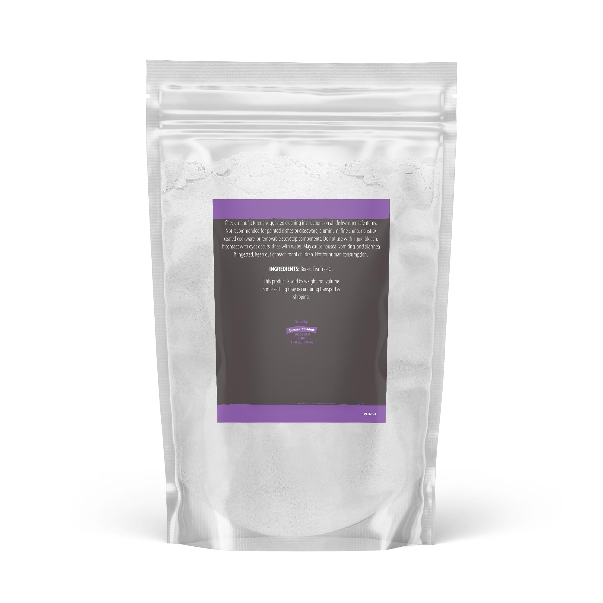 Birch & Meadow Borax with Tea Tree Essential Oil, 1.5 lb, Fresh Scent, Cleaning & Laundry