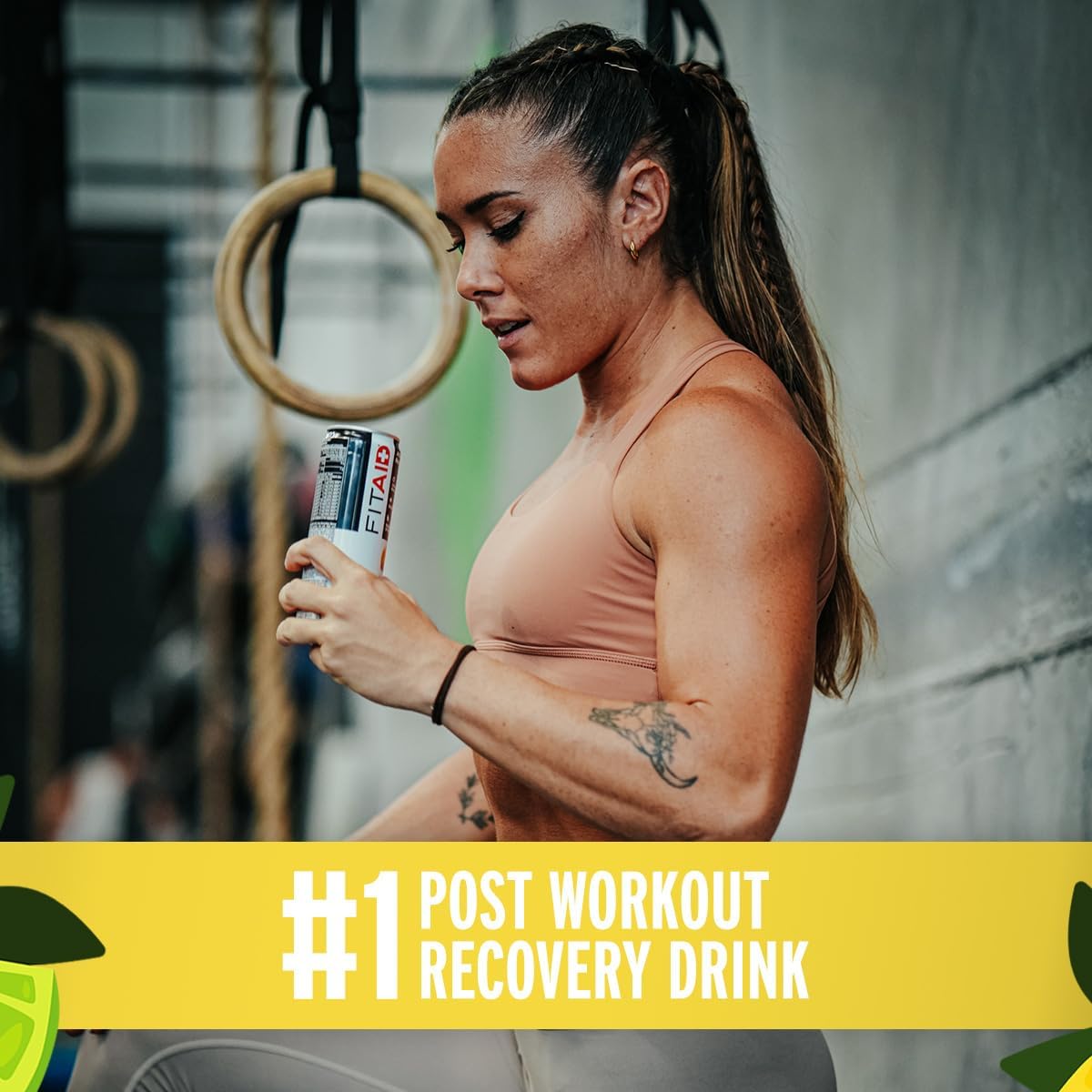FITAID Recovery Blend, BCAAs, Vitamin B6, B12, Glucosamine, Electrolytes, 100% Clean, Paleo, B-Complex, Citrus Medley, No Sucralose, 12-oz. cans (Pack