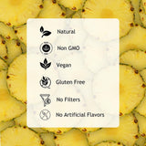 Pineapple Powder - 227g | 100% Natural Pineapple Juice Powder 8 oz for Smoothies, Shakes, Baking & Drinks,| Free from Preservatives, Artificial
