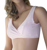 Soft Cotton Maternity Sleep Bra, Bubblegum-M