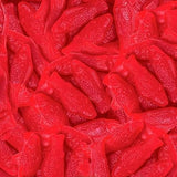 Red Gummy Fish Candy Bulk Bag - 1.5 lbs Soft & Chewy Candy Classic Fruity Flavor Fun Fish Shaped Gummies For Parties, Snacks, Candy Bowls, and Treat